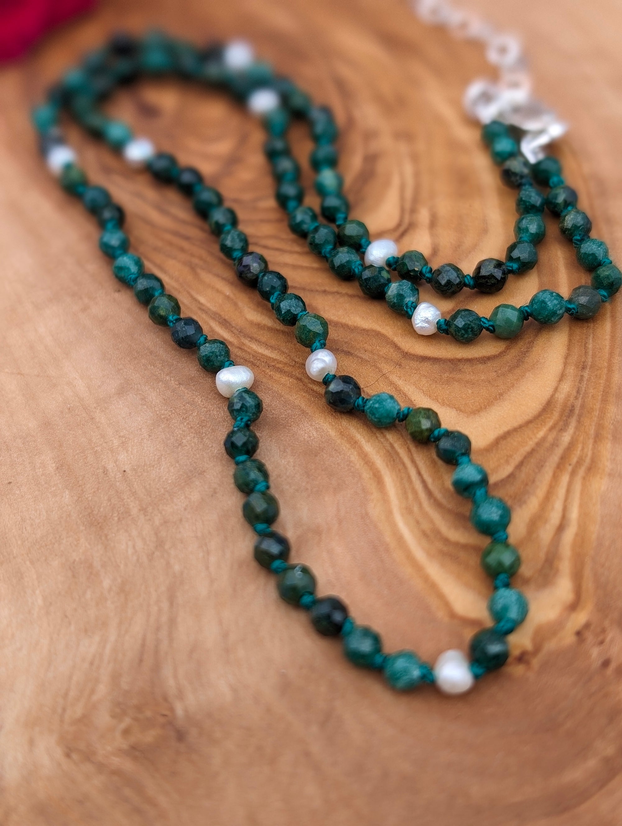 Knotted Birthstone Gemstone Necklaces
