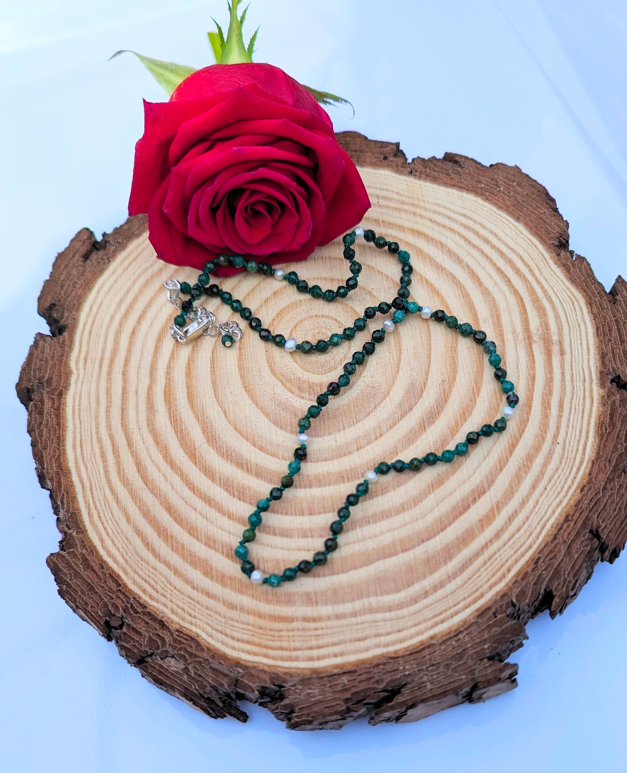 Knotted Birthstone Gemstone Necklaces