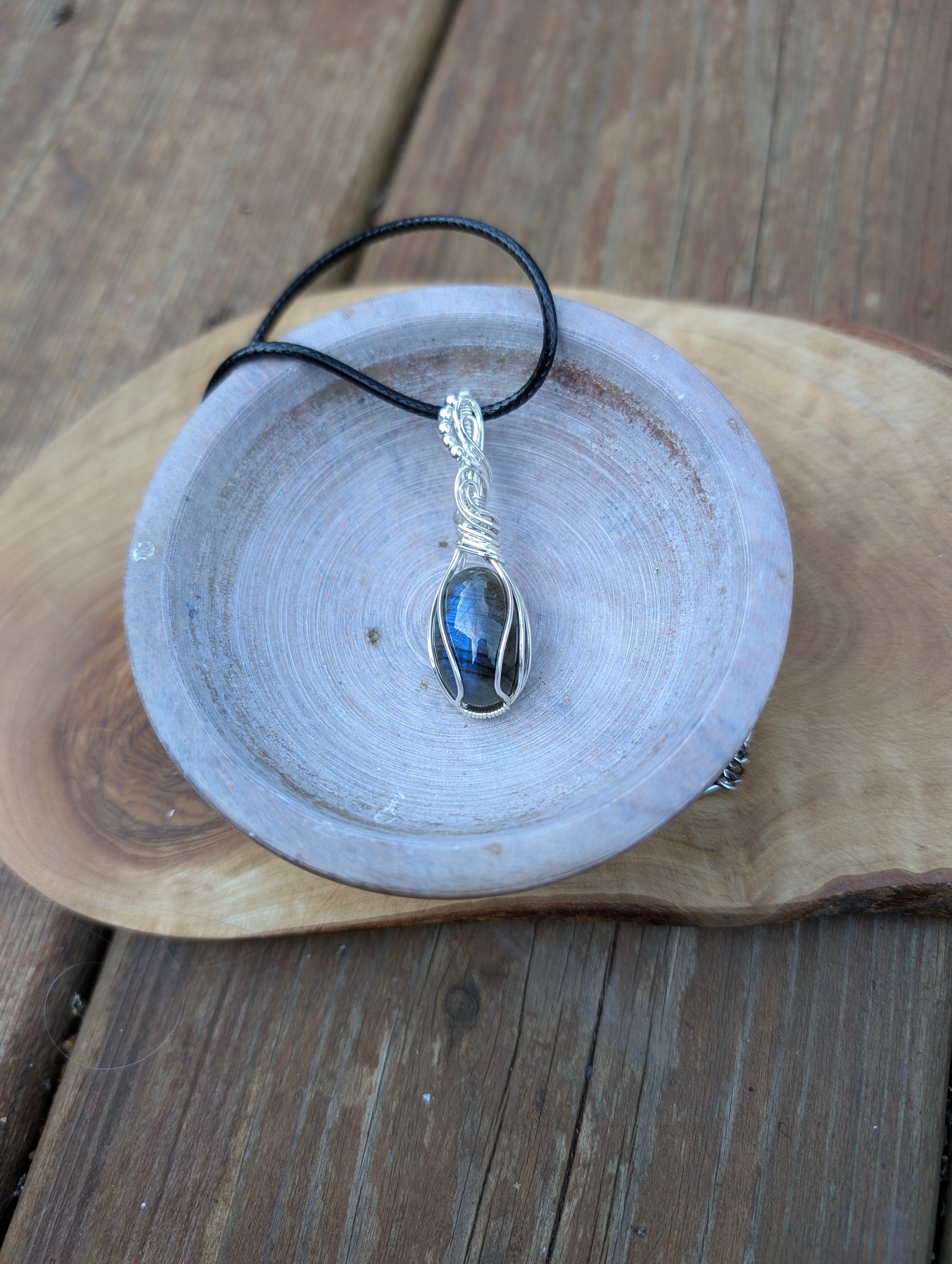 Labradorite Wire Work Pendant