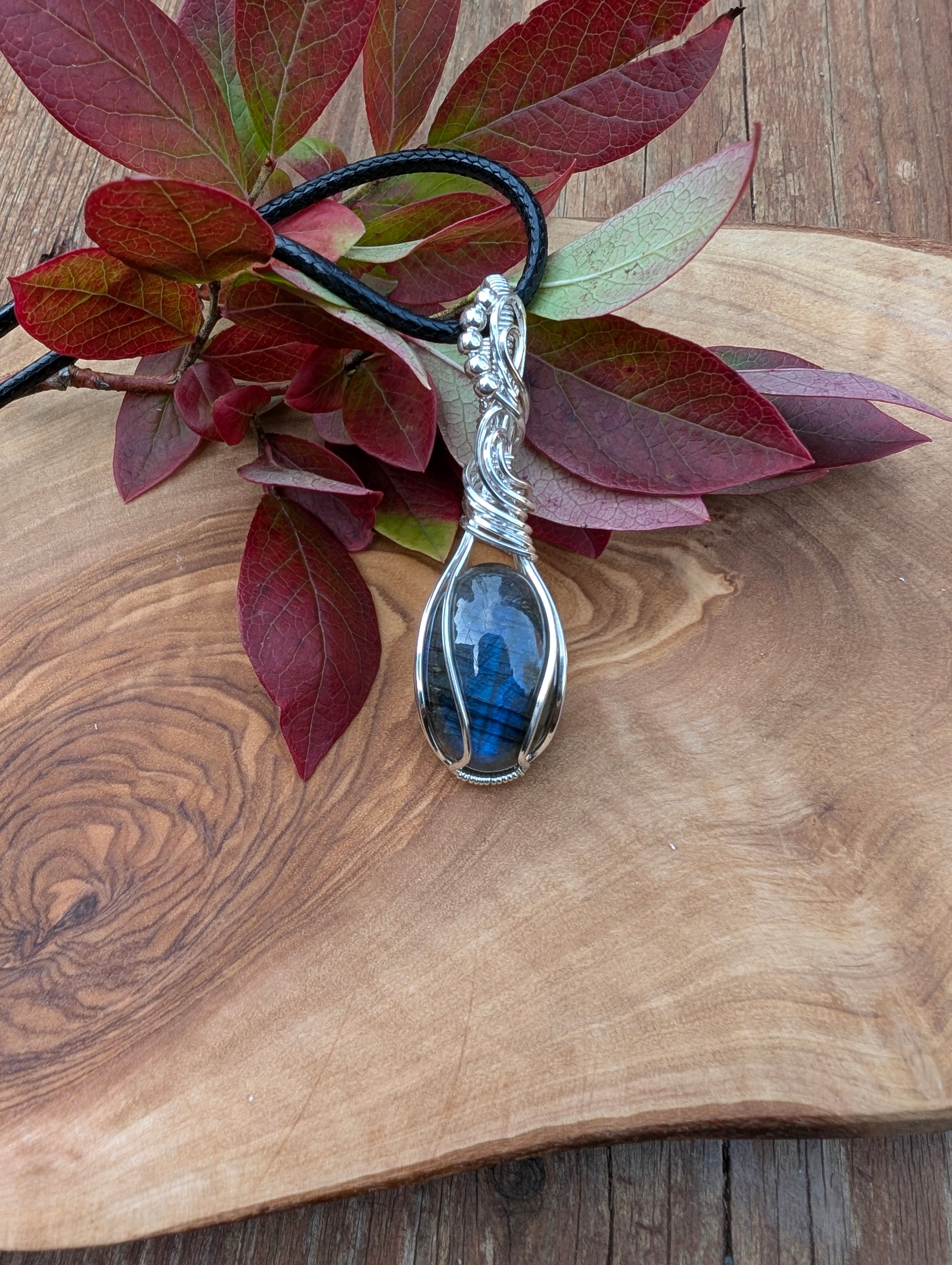 Labradorite Wire Work Pendant