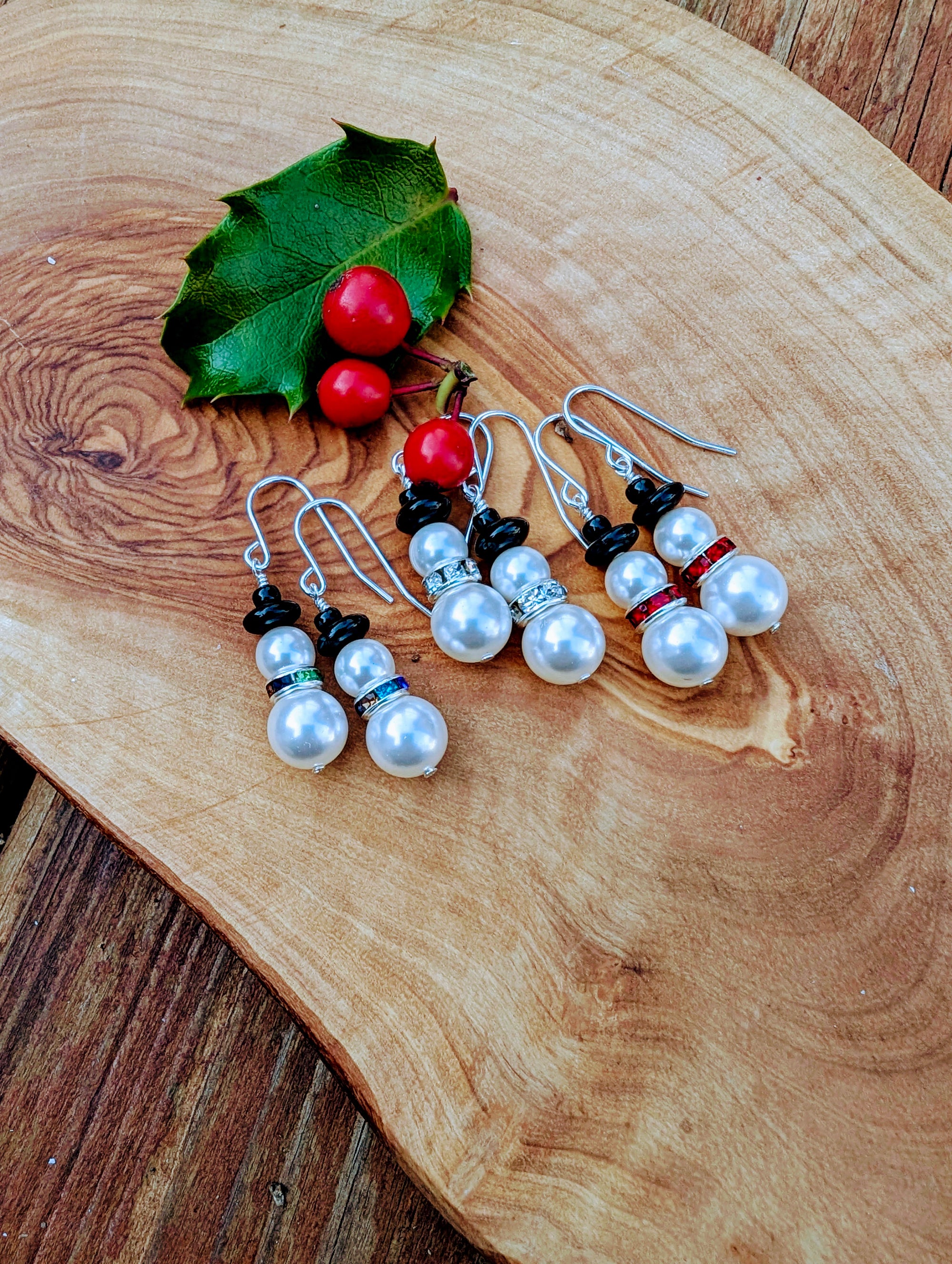 Snowman Holiday Earrings