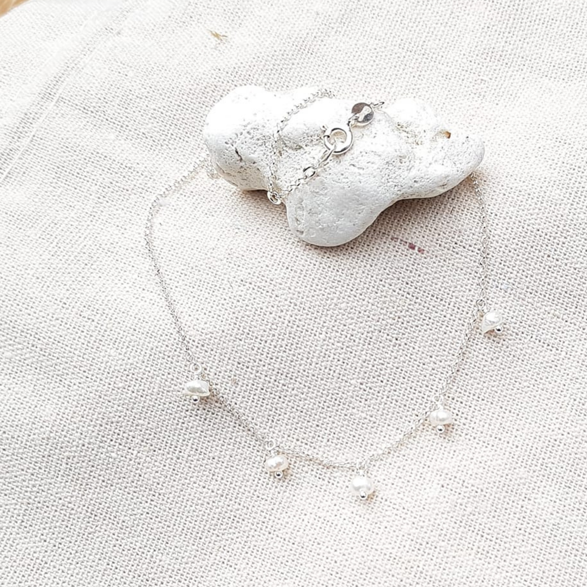 Pearl Gemdrop  Necklace